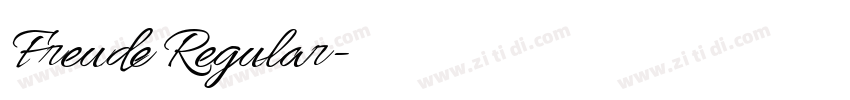 Freude Regular字体转换 Freude Regular字体转换